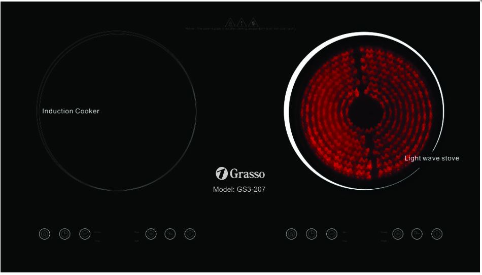 Bếp hỗn hợp Grasso GS 3-207