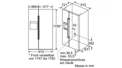 Tủ Lạnh SBS Bosch KAD92SB30