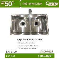 Chậu inox Cariny SH 2109